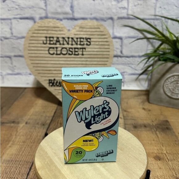 Wyler's Light Tik Tok Drink Mix Packets 1 Boxes 20ct WaterTok Variety Pack - Picture 1 of 3